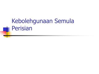 kebolehgunaan semula perisian