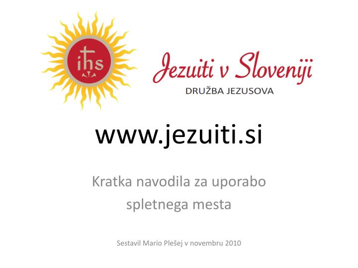 www jezuiti si