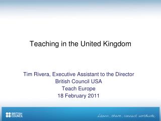 Teaching in the United Kingdom
