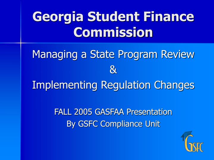 georgia student finance commission