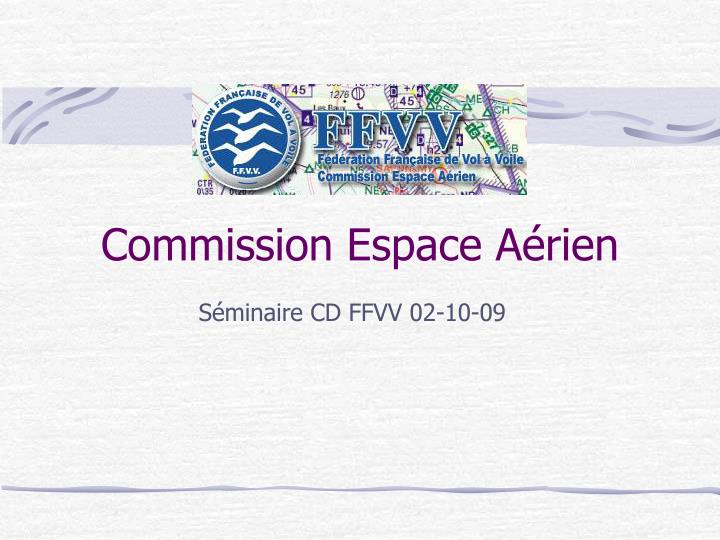 commission espace a rien