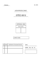 Software Specification and Approval Sheet for Infrared Remote Control Encoder - slide 1