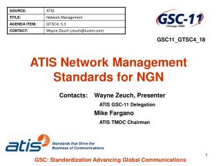 ATIS Network Management Standards for NGN