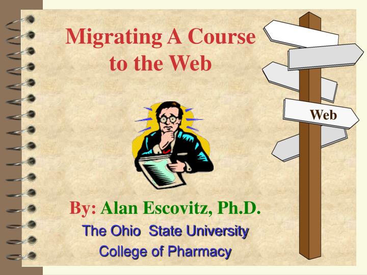 migrating a course to the web