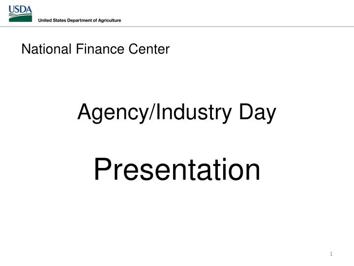 agency industry day