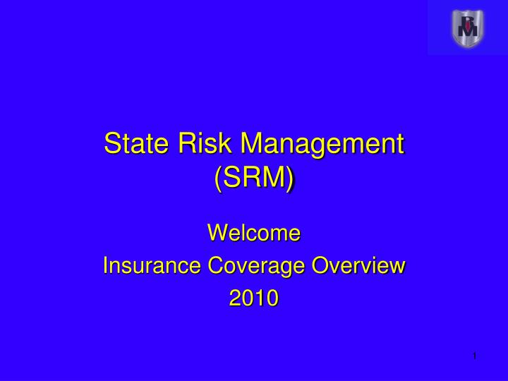 state risk management srm