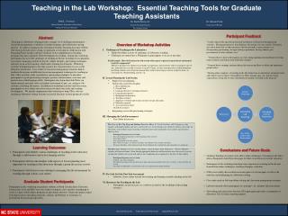 Challenges of Teaching in the Laboratory