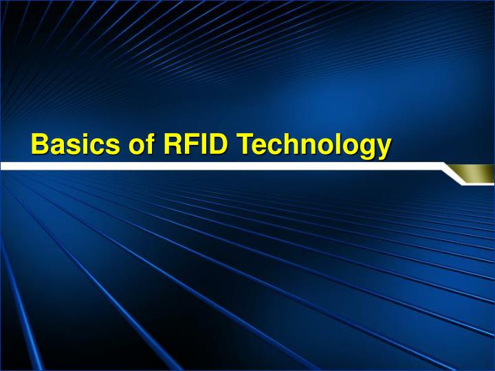 basics of rfid technology
