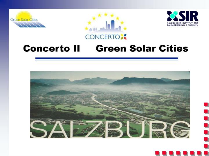 concerto ii green solar cities