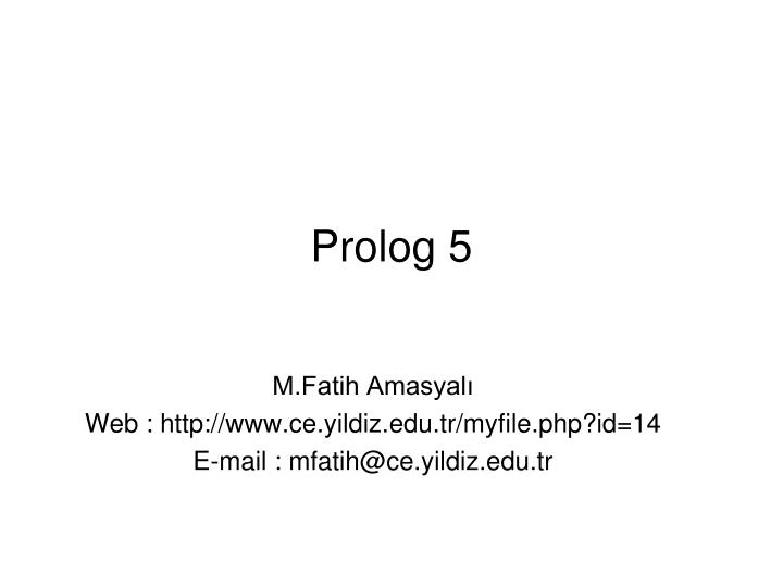 prolog 5