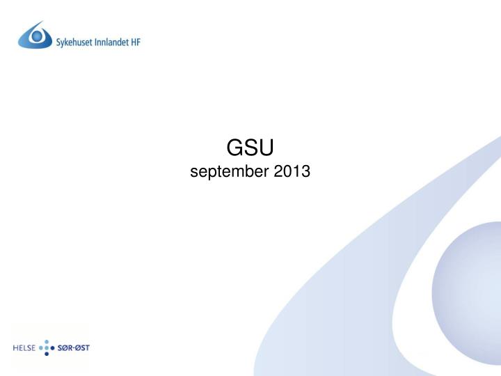 gsu september 2013