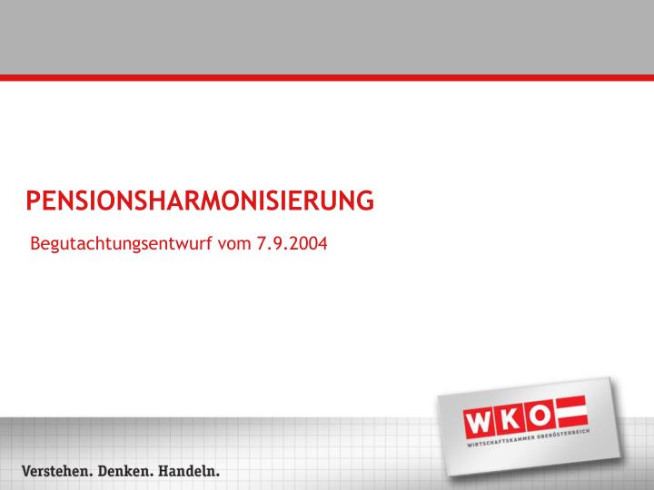 pensionsharmonisierung