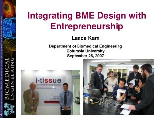 Integrating BME Design with Entrepreneurship