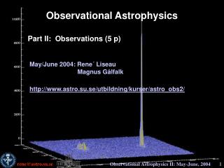 Observational Astrophysics