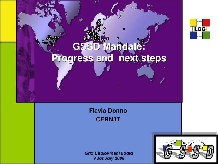 gssd mandate progress and next steps