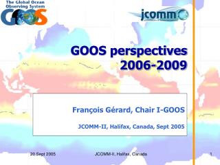 GOOS perspectives 2006-2009