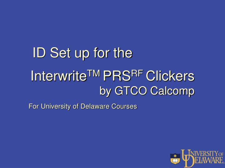 interwrite tm prs rf clickers by gtco calcomp