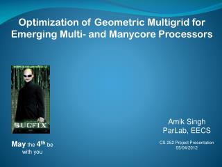 Optimization of Geometric Multigrid for Emerging Multi- and Manycore Processors
