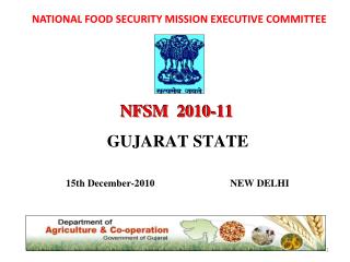 NATIONAL FOOD SECURITY MISSION EXECUTIVE COMMITTEE