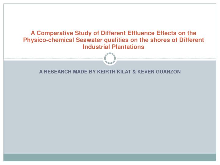 a research made by keirth kilat keven guanzon