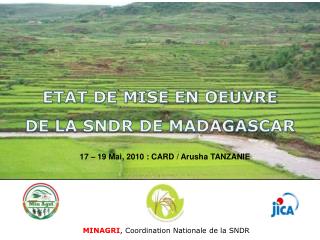 MINAGRI , Coordination Nationale de la SNDR