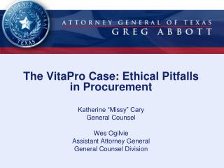 The VitaPro Case: Ethical Pitfalls in Procurement