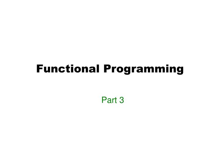 functional programming