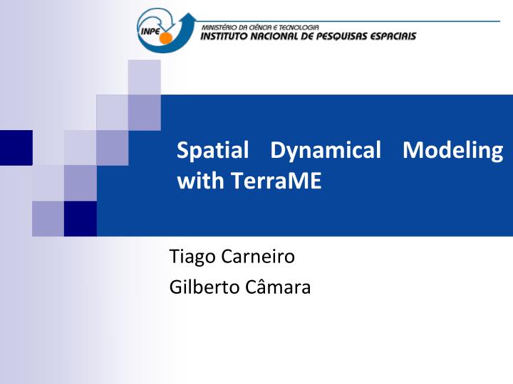 spatial dynamical modeling with terrame