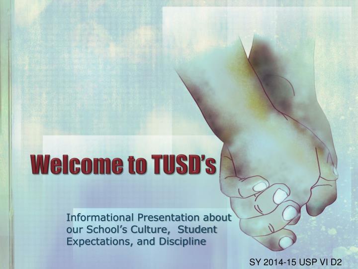 welcome to tusd s