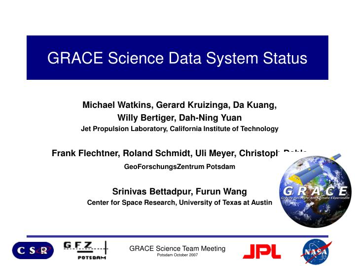 grace science data system status