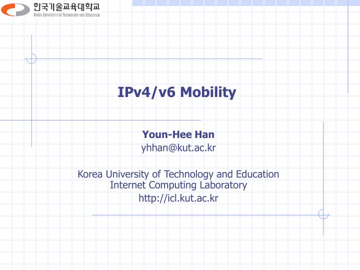 ipv4 v6 mobility