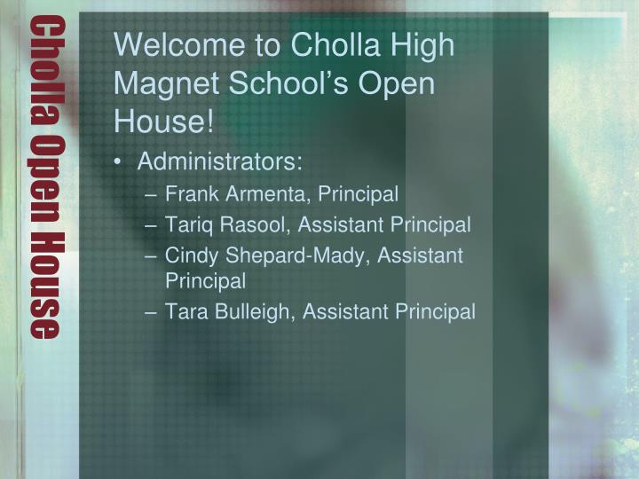 cholla open house