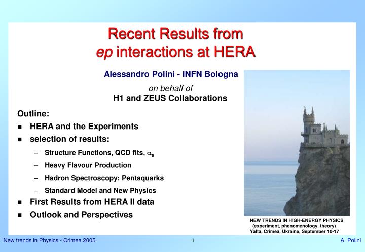 recent results from ep interactions at hera