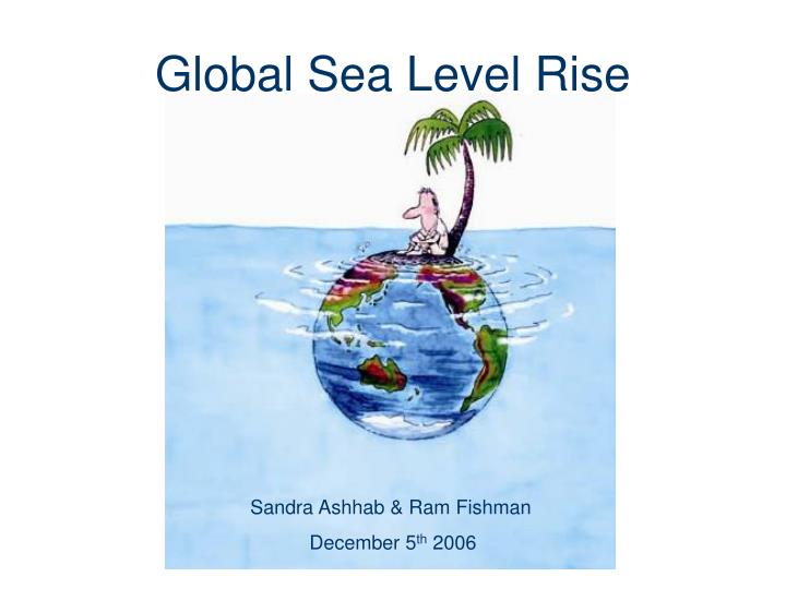 global sea level rise
