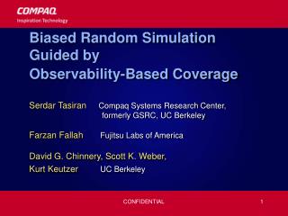 Biased Random Simulation Guided by Observability-Based Coverage