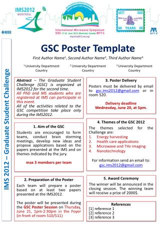 GSC Poster Template
