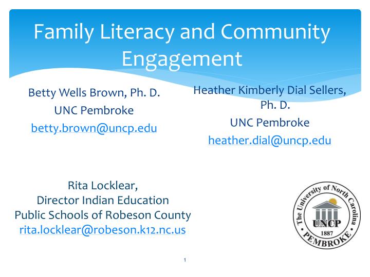 family literacy and community engagement