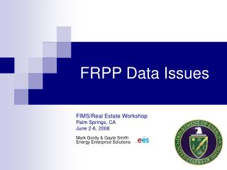 FRPP Data Issues