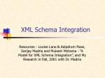 Understanding XML Schema Integration: A Comprehensive Overview - slide 1