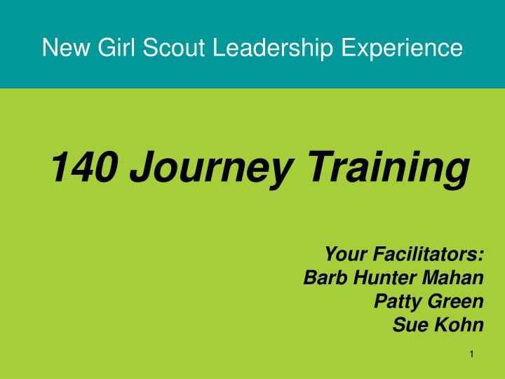 new girl scout leadership experience