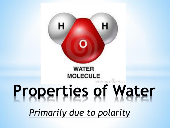 properties of water