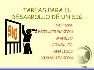 tareas para el desarrollo de un sig