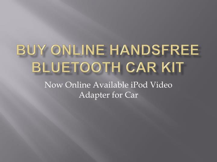 buy online handsfree bluetooth car kit
