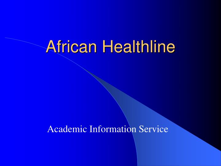 african healthline