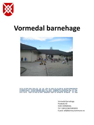 vormedal barnehage