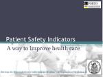 Patient Safety Indicators - slide 1