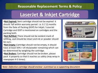 LaserJet &amp; Inkjet Cartridge
