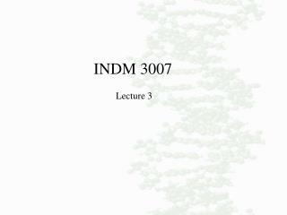 INDM 3007