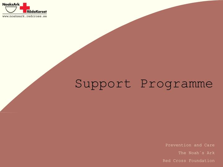 support programme