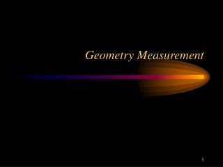 Geometry Measurement